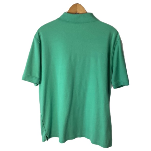 Saddlebred L Perfect Polo Mens Teal Green Shirt Golf Casual EUC - Picture 4 of 15